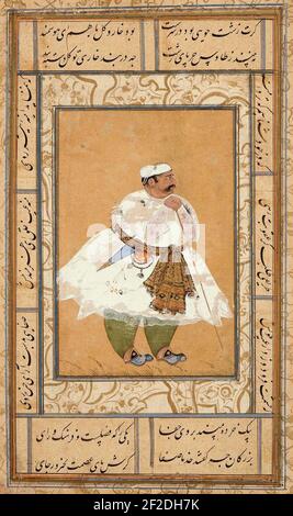 The portrait of Mota Raja Udai Singh, painted around 1580, depicts the ...
