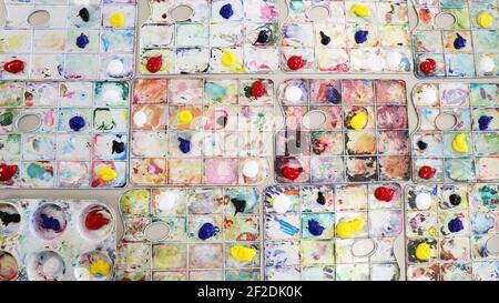 Concept of colors for design, color palettes, space for text Stock ...