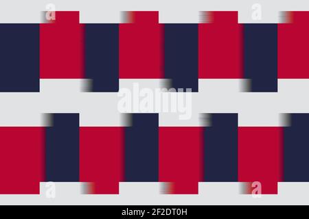 red blue abstract shapes background Stock Photo