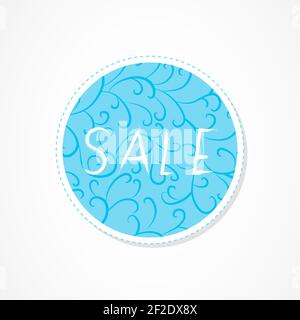 Sale, Big sale, For you, Super sale, Discounts inscription on decorative round backgrounds with abstract pattern. Hand drawn lettering. Vector illustr Stock Vector
