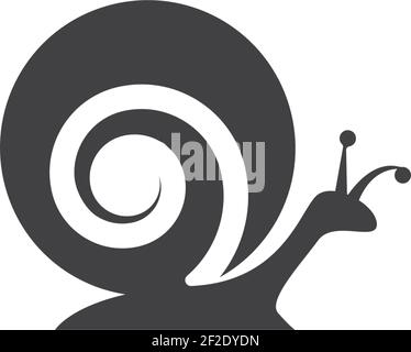 Snail logo template vector icon illustration design Stock Vector