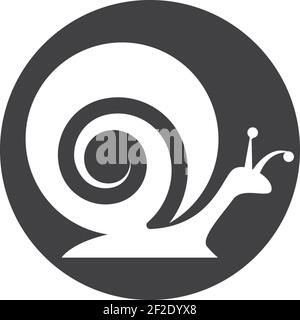 Snail logo template vector icon illustration design Stock Vector