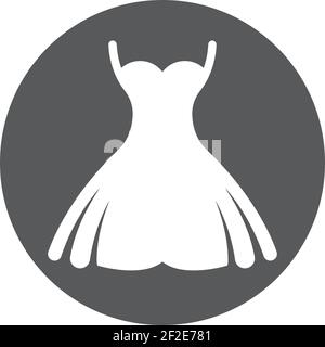 Dress vector icon illustration design Stock Vector