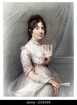 1809 ca , USA : The american First Lady DOLLEY Tod MADISON Payne