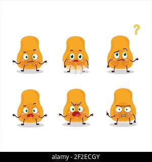 https://l450v.alamy.com/450v/2f2ecgy/cartoon-character-of-slice-of-butternut-squash-with-what-expression-vector-illustration-2f2ecgy.jpg