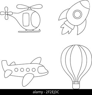 air transportation clipart black and white fish