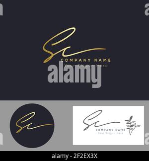 S I SI Initial letter handwriting and signature logo. Beauty vector initial logo .Fashion, boutique, floral and botanical Stock Vector