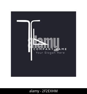 T L TL Initial letter handwriting and signature logo. Beauty vector initial logo .Fashion, boutique, floral and botanical Stock Vector