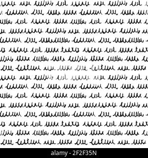 A seamless pattern made with hand drawn unreadable text. Stock Vector
