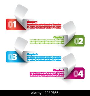 Modern stripes business with colorful staircase diagram and figures vector illustration Stock Vector