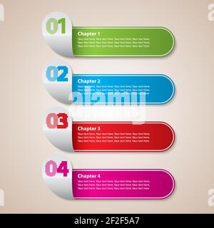 Modern stripes business with colorful staircase diagram and figures vector illustration Stock Vector