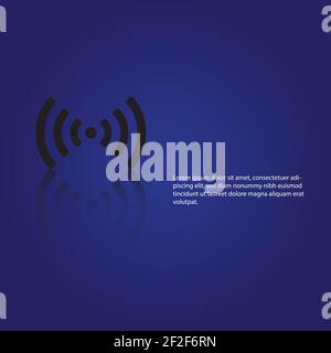 NETWORK INTERNET web icon. LOGO vector design TEMPLATE ILLUSTRATION Stock Vector