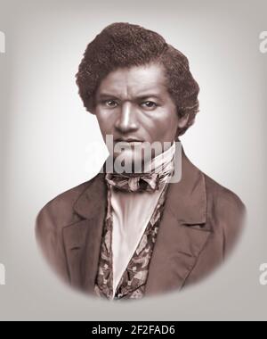 Frederick Douglass 1818-1895 American Social Reformer Abolitionist Orator Writer Statesman Stock Photo