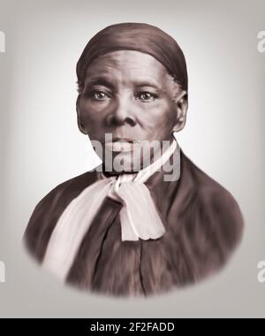 Harriet Tubman 1822-1913 American Abolitionist Political Activist Stock ...