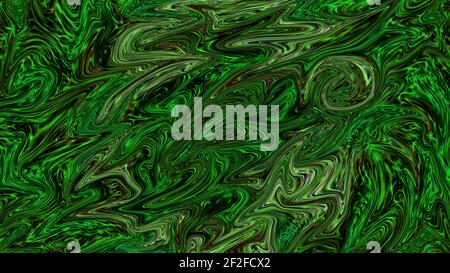 Abstract blurred green neon background with texture. Stock Photo