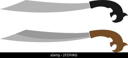 Knife icon logo design vector template illustration Stock Vector