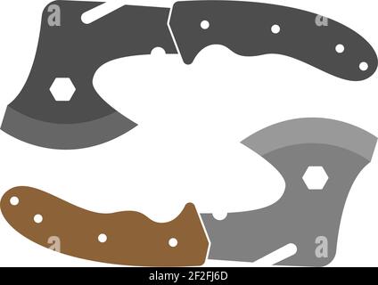 Knife icon logo design vector template illustration Stock Vector