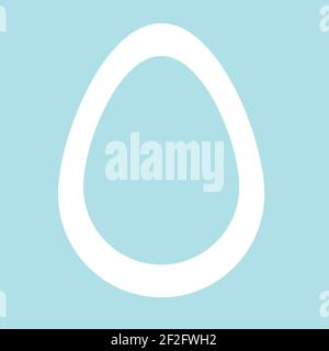 Happy Easter eggs with ornament. Black and white Happy Easter vector illustration. Boho Easter concept design in pastel, flat vector illustrations Stock Vector
