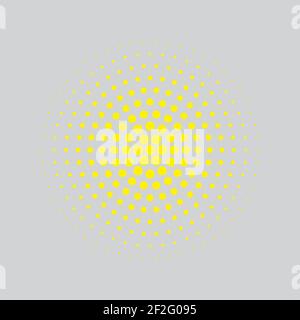 Vector illustration background of halftone design Drawing attention to the cente Stock Vector