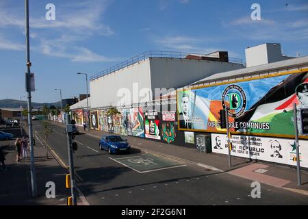 Impressionen: International Wall Belfast, Nordirland/ Northern Ireland  (nur fuer redaktionelle Verwendung. Keine Werbung. Referenzdatenbank: http://w Stock Photo