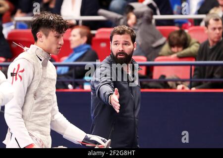 Gregory Koenig (Hong-Kong), French Coach during the Challenge International of Paris 2020, Fencing, Foil World Cup on January 12, 2020 at Pierre de Coubertin stadium in Paris, France - Photo Ann-Dee Lamour / CDP MEDIA / DPPI Stock Photo