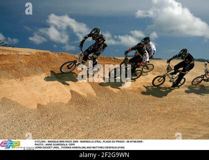 CYCLING - MASSILIA BMX RACE 2009 - MARSEILLE (FRA) , PLAGE DU PRADO - 06-07/06/2009 - PHOTO : ANNE GUARDIOLA / DPPI JORIS DAUDET ( Stock Photo