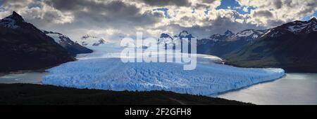 geography / travel, Argentina, Patagonia, Front of the famous Perito Moreno glacier, with a total surf, Additional-Rights-Clearance-Info-Not-Available Stock Photo