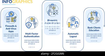 Virus protection vector infographic template Stock Vector