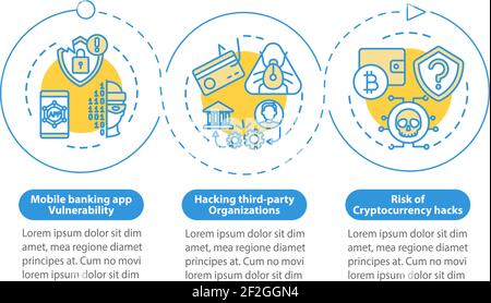 Earning cryptocurrency vector infographic template Stock Vector