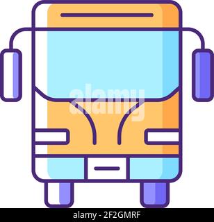 Charters RGB color icon Stock Vector