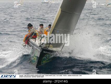 SAILING - 59th ROLEX SYDNEY HOBART RACE 2003 - START SYDNEY (AUS) - 26/12/2003 - PHOTO : ANDREA FRANCOLINI / DPPI SYDNEY 38 TEAM LEXUS / SKIPPER : RUPERT HENRY Stock Photo