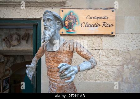 Papier mache shop in Lecce, Puglia, Italy Stock Photo