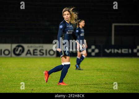 Tess Laplacette of Paris FC during the Women's French championship D1 Arkema football match between Paris FC and Olympique Lyonnais on January 22, 2021 at Robert Bobin stadium in Bondoufle, France - Photo Antoine Massinon / A2M Sport Consulting / DPPI Stock Photo