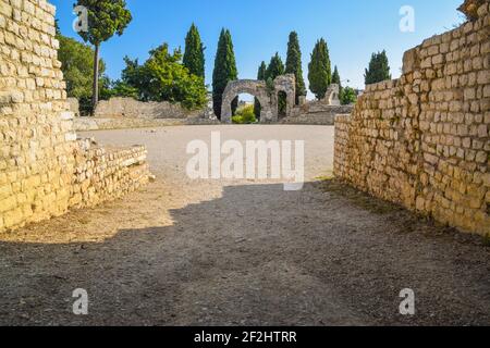 Roman Ruins In Cimiez (Nice, France Stock Photo - Alamy