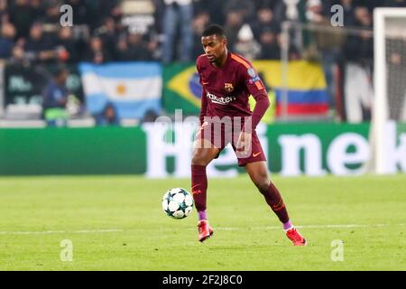 Nelson Semedo of Barcelona during the UEFA Champions League, Group D football match between Juventus FC and FC Barcelona on November 22, 2017 at Allianz Stadium in Turin, Italy - Photo Morgese - Rossini / DPPI Stock Photo