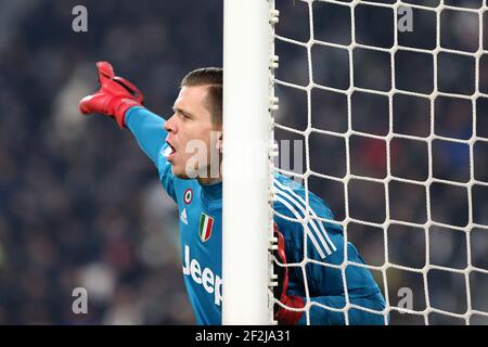 Juventus' goalkeeper Wojciech Szczesny during the Italian championship Serie A football match between Juventus and AS Roma on December 23, 2017 at Allianz Stadium in Turin, Italy - Photo Morgese - Rossini / DPPI Stock Photo