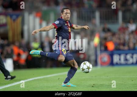 FOOTBALL - UEFA CHAMPIONS LEAGUE 2012/2013 - GROUP G - FC BARCELONA v CELTIC GLASGOW - 23/10/2012 - PHOTO MANUEL BLONDEAU / AOP PRESS / DPPI - ADRIANO Stock Photo