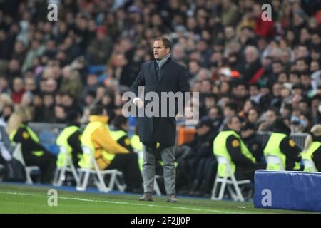 FOOTBALL - UEFA CHAMPIONS LEAGUE 2012/2013 - GROUP STAGE - GROUP D - REAL MADRID v AJAX AMSTERDAM - 4/12/2012 - PHOTO MANUEL BLONDEAU / AOP PRESS / DPPI - FRANK DE BOER Stock Photo