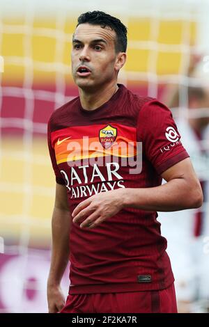 Pedro Roma Pedro Rodriguez of Roma reacts during the Italian championship Serie A ...