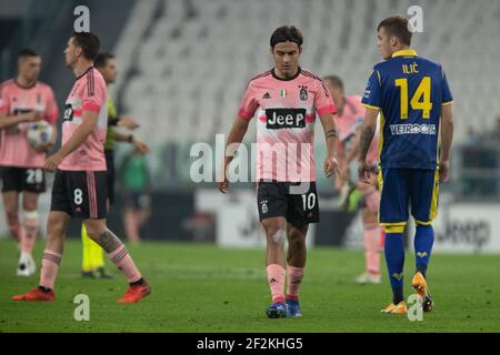 during the Italian championship Serie A football match between Juventus and Hellas Verona on October 25, 2020 at Allianz stadium in Turin, Italy - Photo Morgese-Rossini / DPPI Stock Photo