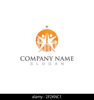 Health poeple logo  sign vector image Stock Vector