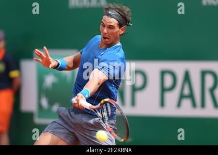 Rafael Nadal of Spain during The ATP Monte-Carlo Rolex Masters 2014, Monaco, on April 18, 2014. Photo Manuel Blondeau / AOP PRESS / DPPI Stock Photo