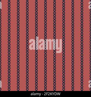 Vertical strips of circles seamless pattern Stock Vector