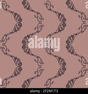 Aligned spirals seamless repeating pattern Stock Vector