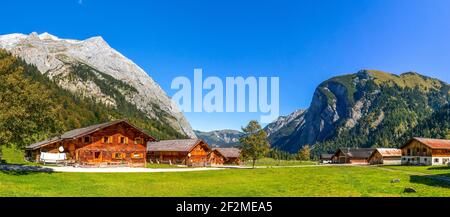 Engalm Hinterriss, Karwendel, in Austria Stock Photo