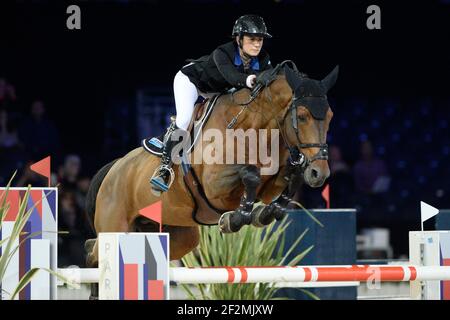 Penelope Leprevost riding Vagabond de la Pomme during the Longines