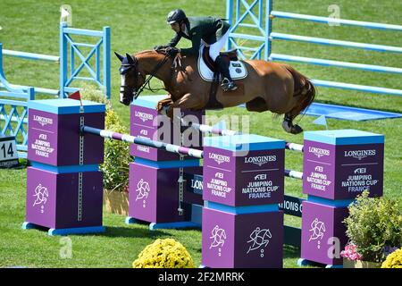 Yuri MANSUR BRA riding VITIKI during Longines FEI Nations Cup de