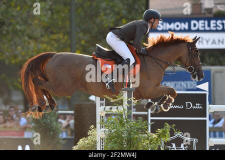 Paris France Simon Delestre riding Hermes Ryan during the