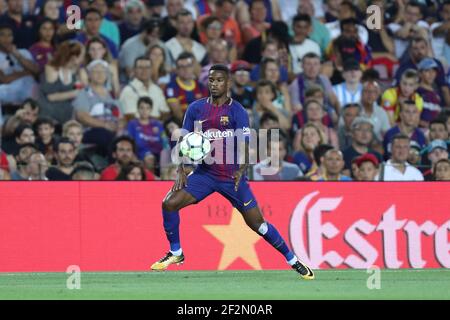 Nelson Semedo of FC Barcelona during the 2017 Joan Gamper Trophy football match between FC Barcelona and Chapecoense on August 7, 2017 at Camp Nou stadium in Barcelona, Spain - Photo Manuel Blondeau / AOP Press / DPPI Stock Photo