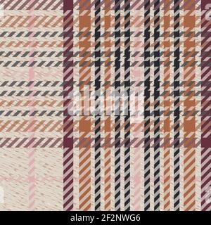 Plaid pattern seamless vector illustration. Modern Tartan check plaid for fashion textile design. Stock Vector